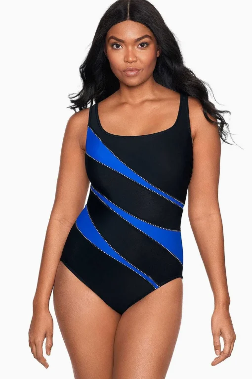 Colorblock Helix Badpak Uit Een Stuk Dd-Cup