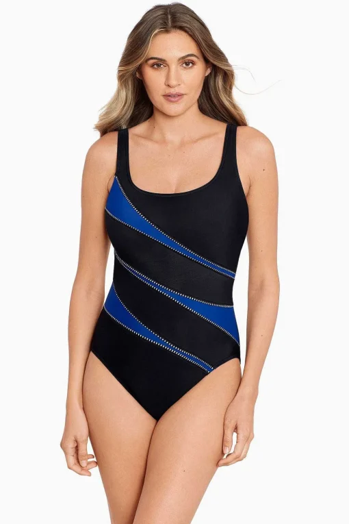Colorblock Helix Badpak Uit Een Stuk Dd-Cup