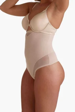 Extra Stevige Controle, Pure Vormgevende String Met Hoge Taille