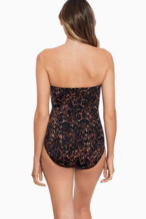 Lange Torso Ongetemd Avanti Bandeau Badpak Uit Een Stuk