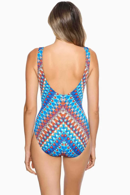Nepalees Criss Cross Escape Zwempak Uit Een Stuk
