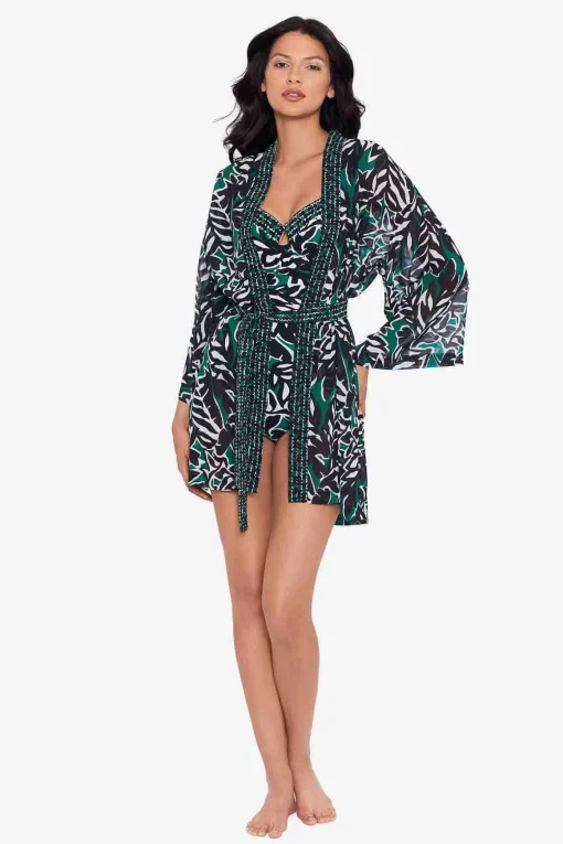 Palma Verde Kimono Zwembedekking