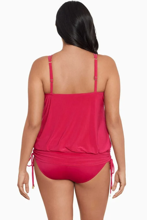 Plus Size Effen Susan Zwempak Uit Een Stuk