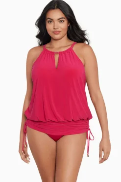 Plus Size Effen Susan Zwempak Uit Een Stuk