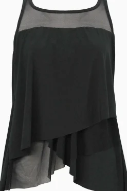 Plus Size Illusionisten Mirage Tankinitop Met Beugel