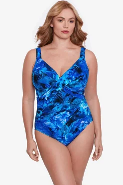 Plus Size Sous Marine Revele Badpak Uit Een Stuk