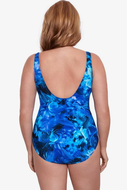 Plus Size Sous Marine Revele Badpak Uit Een Stuk