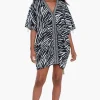 Tigre Sombre Caftan Zwembedekking