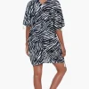 Tigre Sombre Caftan Zwembedekking