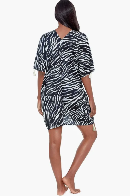 Tigre Sombre Caftan Zwembedekking